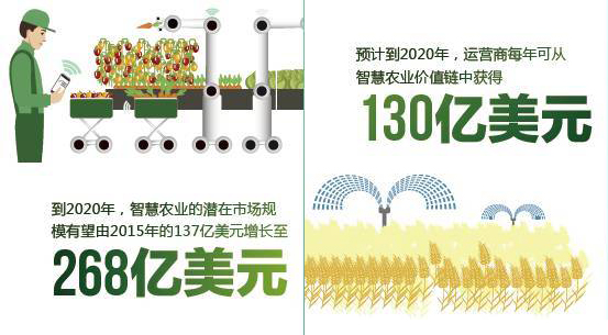 十年后，智慧農(nóng)業(yè)或?qū)⒊蔀槭澜缈诩Z問題的主要解決方法