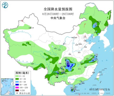 東北和南方部分地區(qū)強(qiáng)降雨 不利作物生長(zhǎng)